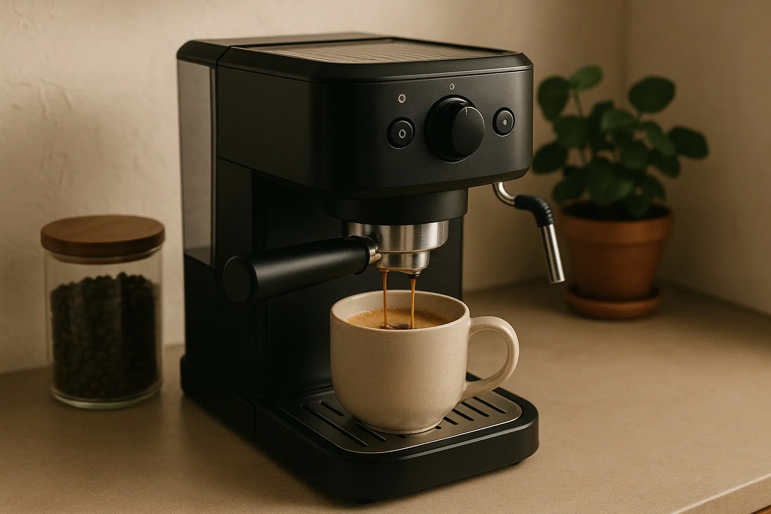 coffee machine at home
