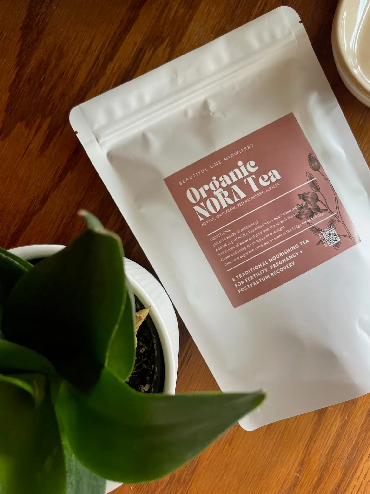 NORA organic red raspberry leaf tea for pregnancy