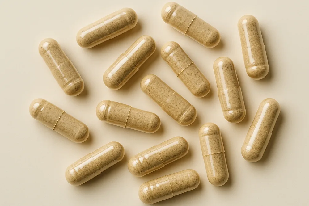 Vitamin B6 supplement capsules